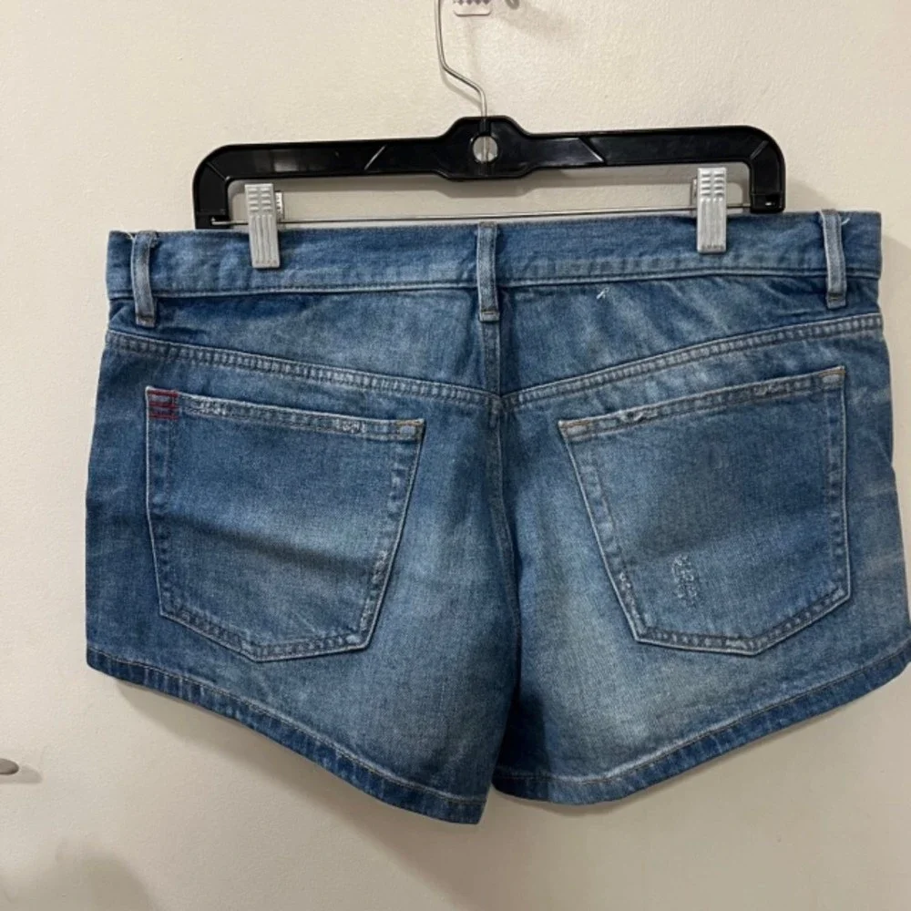 BDG Denim Urban Outfitters Womens Blue Mid Rise Jean Shorts 100% Cotton Size W35
